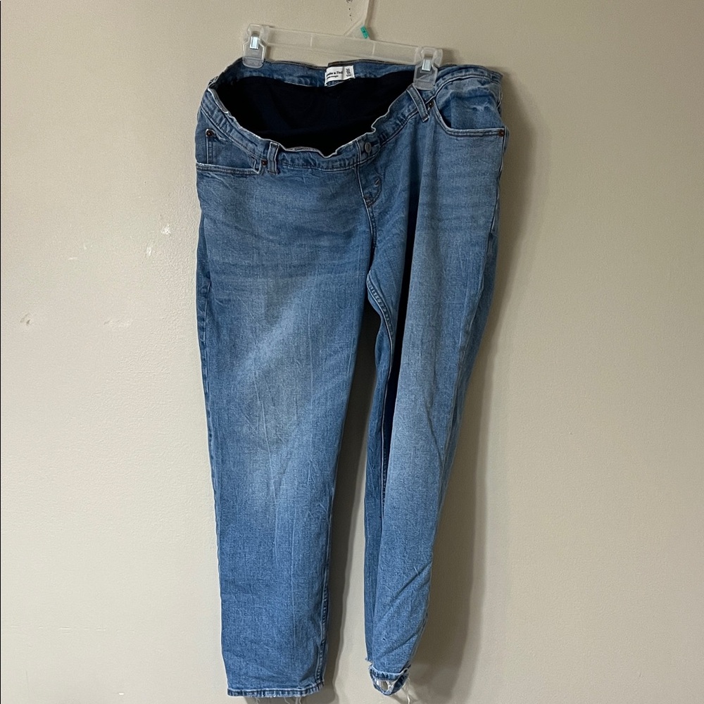 Abercrombie & Fitch Medium Blue Skinny Jeans with tummy control panel
